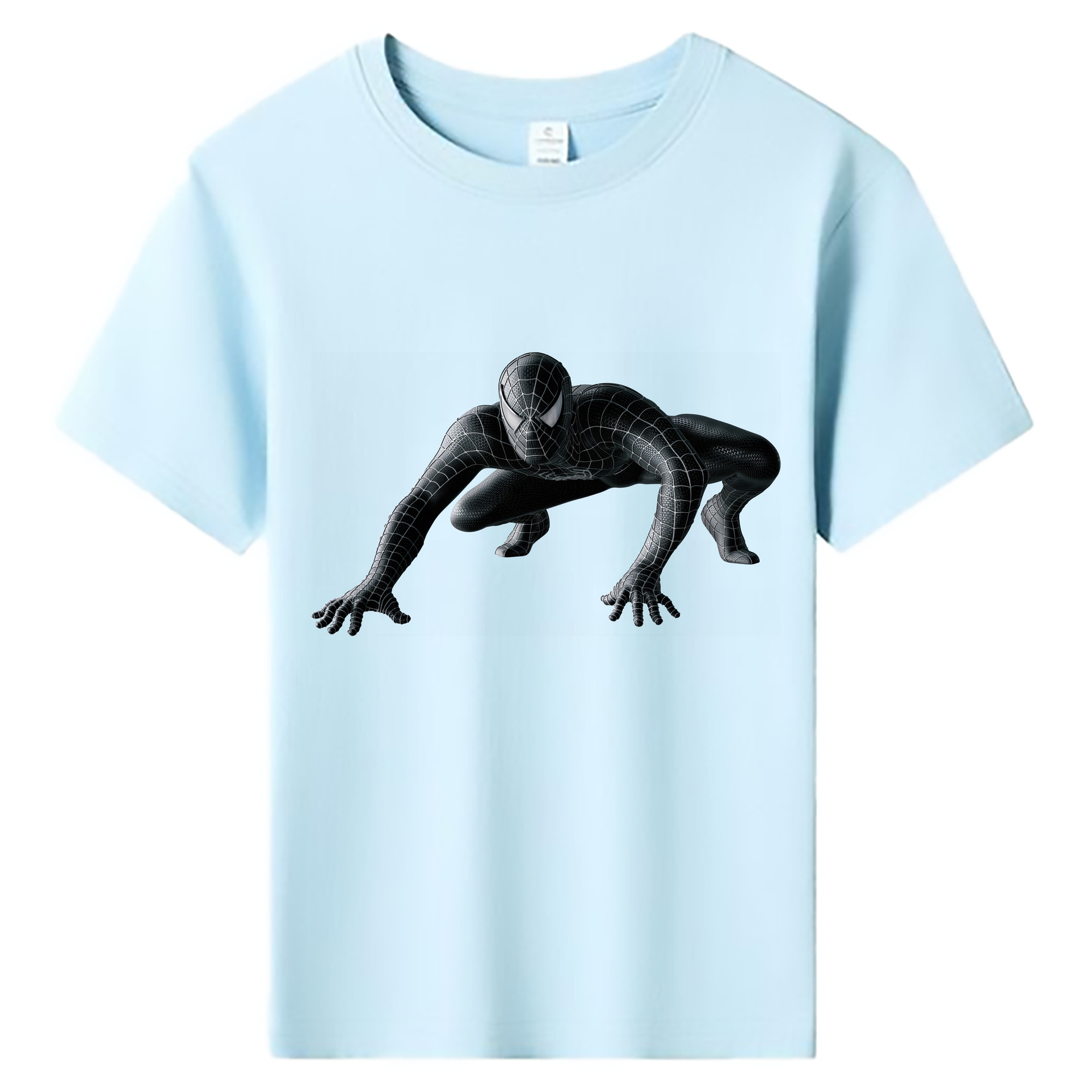 （画像用） Spider Man スパイダーマン 綿100％キッズTシャツ（フロントプリント）